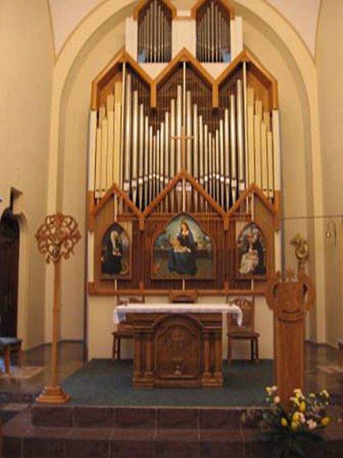 Řk kostel v Jaltě 1989 opus 3611 výroba dřevěných píšťal